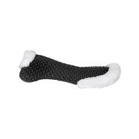 Schokdemper Piuma gel schapenwol Acavallo Eco-wol wit Zwart Schokdemper Piuma gel schapenwol Acavallo Eco-wol wit Zwart
