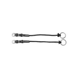 Montants de gag en nylon New System Equestro Noir Montants de gag en nylon New System Equestro Noir