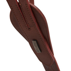 Martingale en cuir durable Melissa Equestro Cognac Marron