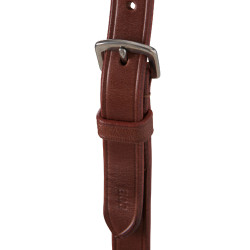 Martingale en cuir durable Melissa Equestro Cognac Marron