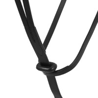 Martingale en cuir de veau Acavallo Marron foncé Martingale en cuir de veau Acavallo Marron foncé