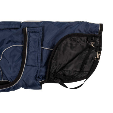 Hondenjas met reflecterende bies Ribe Equestro Marine Marineblauw