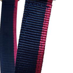 Licol en nylon White Trim Equestro Marine / fuchsia Bleu