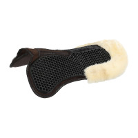 Amortisseur gel hexagonal mouton Acavallo Marron / naturel
