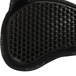 Amortisseur gel hexagonal mouton Acavallo Noir / noir