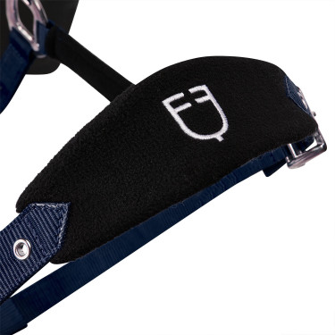 Licol en nylon avec longe et doublure en polaire Equestro Licol en nylon avec longe et doublure en polaire Equestro