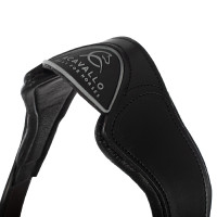 Lederen halster met ergonomische kalfslederen bescherming Acavallo Donkerbruin Lederen halster met ergonomische kalfslederen bescherming Acavallo Donkerbruin