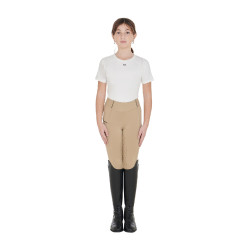 Meisjeslegging met grip en Equestro-logo Wierook Beige