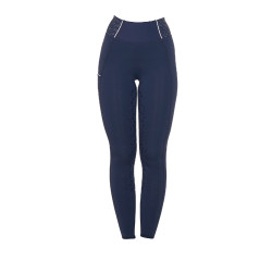 Legging ajusté femme avec strass Equestro Marine blazer Bleu marine