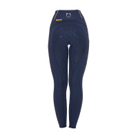 Dameslegging met strass Equestro Zwart