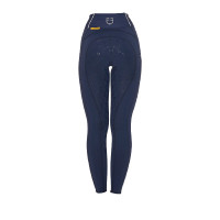Legging ajusté femme avec strass Equestro Marine blazer Bleu marine