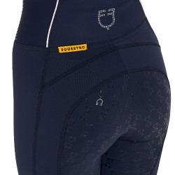 Legging ajusté femme avec strass Equestro Marine blazer Bleu marine