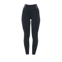 Legging ajusté femme avec strass Equestro Noir Legging ajusté femme avec strass Equestro Noir