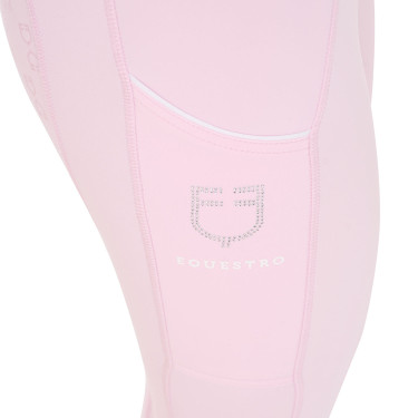 Dameslegging met strass Equestro Ballerina Roze