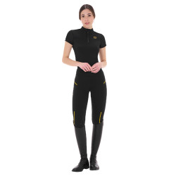 Strakke dameslegging met micro-mesh inzetstukken Equestro Strakke dameslegging met micro-mesh inzetstukken Equestro