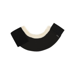 Cloches en cuir écologique mouton avec fermeture velcro Acavallo Noir Cloches en cuir écologique mouton avec fermeture velcro Acavallo Noir