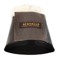 Cloches en cuir écologique mouton avec fermeture velcro Acavallo Blanc Cloches en cuir écologique mouton avec fermeture velcro Acavallo Blanc