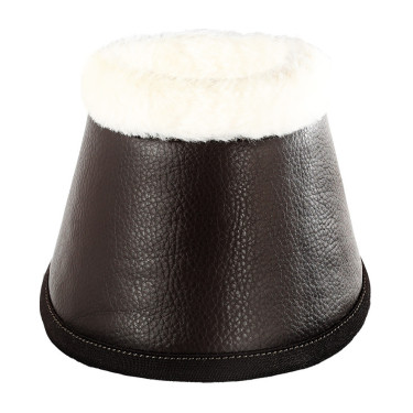 Klokken van ecologisch schapenleer met klittenbandsluiting Acavallo Bruin Klokken van ecologisch schapenleer met klittenbandsluiting Acavallo Bruin