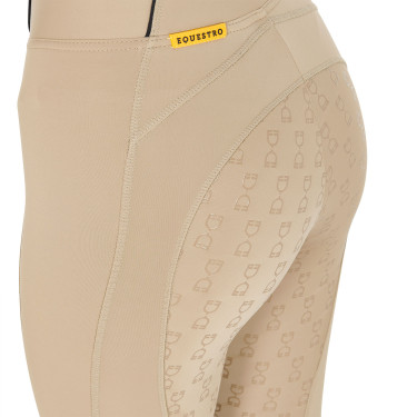 Dameslegging met volledige grip Classic Equestro Wierook Beige