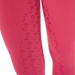 Dameslegging met volledige grip Classic Equestro Kamperfoelie Roze