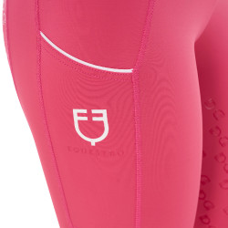 Legging ajustés femme avec grip complet Classic Equestro Chèvrefeuille Rose