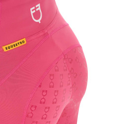 Legging ajustés femme avec grip complet Classic Equestro Chèvrefeuille Rose