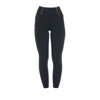 Legging ajustés femme avec grip complet Classic Equestro Noir