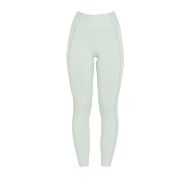 Legging ajustés femme avec grip complet Classic Equestro Vert clair Legging ajustés femme avec grip complet Classic Equestro Vert clair
