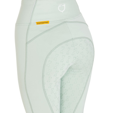 Legging ajustés femme avec grip complet Classic Equestro Vert clair Legging ajustés femme avec grip complet Classic Equestro Vert clair