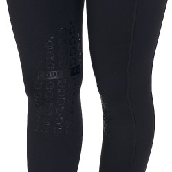 Strakke legging van stretch technisch materiaal dames Kao Light Equestro Zwart / zwart