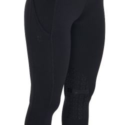 Strakke legging van stretch technisch materiaal dames Kao Light Equestro Zwart / zwart