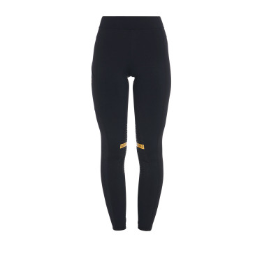 Strakke legging van stretch technisch materiaal dames Kao Light Equestro Zwart / geel