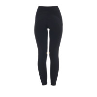 Legging ajustés en tissu technique stretch femme Kao Light Equestro Noir / jaune Legging ajustés en tissu technique stretch femme Kao Light Equestro Noir / jaune