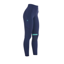 Legging ajustés en tissu technique stretch femme Kao Light Equestro Marine / émeraude Bleu