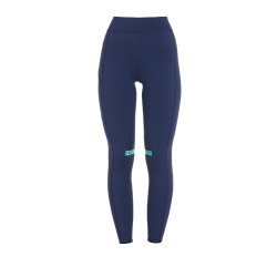 Strakke legging van stretch technisch materiaal dames Kao Light Equestro Marine / smaragdgroen Blauw