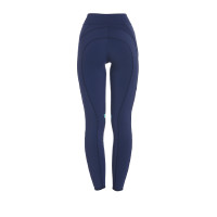 Legging ajustés en tissu technique stretch femme Kao Light Equestro Marine / émeraude Bleu Legging ajustés en tissu technique stretch femme Kao Light Equestro Marine / émeraude Bleu