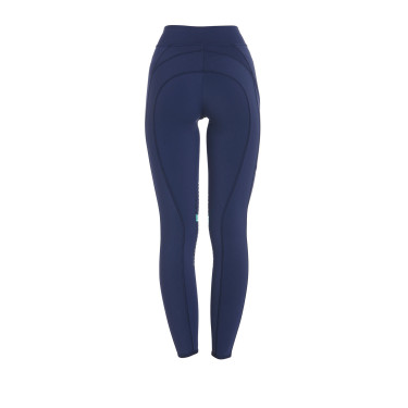 Legging ajustés en tissu technique stretch femme Kao Light Equestro Marine / émeraude Bleu