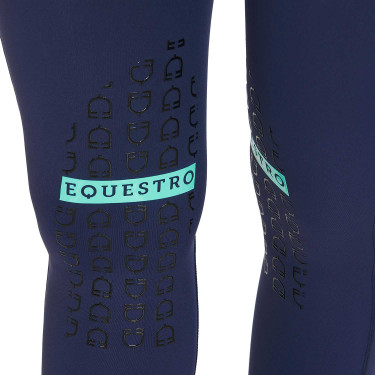 Legging ajustés en tissu technique stretch femme Kao Light Equestro Marine / émeraude Bleu