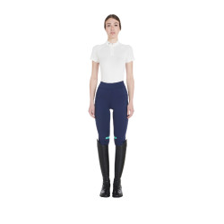 Legging ajustés en tissu technique stretch femme Kao Light Equestro Marine / émeraude Bleu