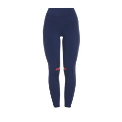 Legging ajustés en tissu technique stretch femme Kao Light Equestro Marine / rouge Bleu