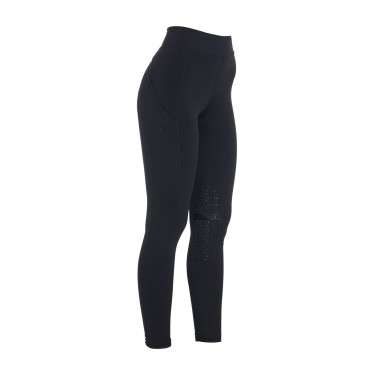 Legging ajustés en tissu technique stretch femme Kao Equestro Noir / noir
