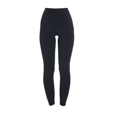 Legging ajustés en tissu technique stretch femme Kao Equestro Noir / noir