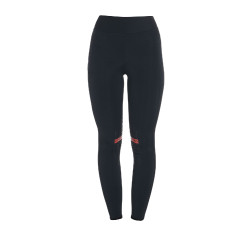 Legging ajustés en tissu technique stretch femme Kao Equestro Noir / rouge