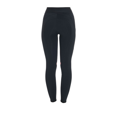Aansluitende legging van stretch technische stof voor dames Kao Equestro Zwart / rood