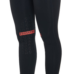 Aansluitende legging van stretch technische stof voor dames Kao Equestro Zwart / rood
