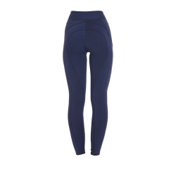 Legging ajustés en tissu technique stretch femme Kao Equestro Marine / émeraude Bleu
