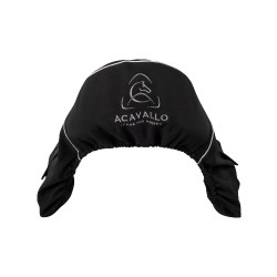 Housse de selle avec doublure en polaire Acavallo Noir Housse de selle avec doublure en polaire Acavallo Noir