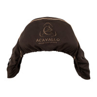 Housse de selle avec doublure en polaire Acavallo Noir