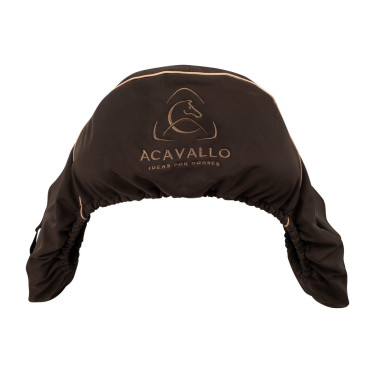Zadelovertrek met fleecevoering Acavallo Bruin Zadelovertrek met fleecevoering Acavallo Bruin