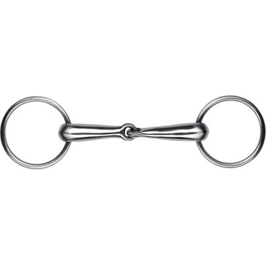 Mors 2 ringen Feeling gebroken hol roestvrij staal mat Mors 2 ringen Feeling gebroken hol roestvrij staal mat